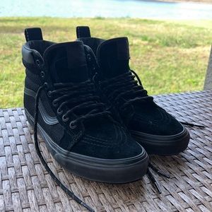 Unisex Black High Top Vans